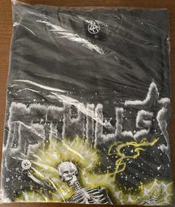 Lost Hills Skeleton with Lightning Bolt Black T-Shirt Size Extra Large NEW OOP - Picture 1 of 4