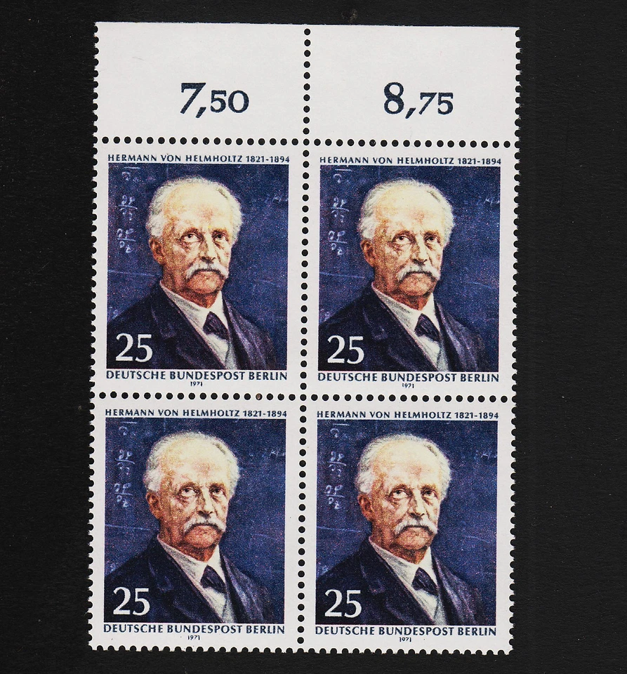 OPC 1971 germany Berlin Sc#9N314 Mi#401 Numeral Margin Block of 4 MNH - Image 1 of 1