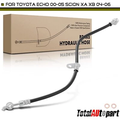 Manguera hidráulica de freno para Toyota Echo 00-05 Scion xA xB 04-06 L4 1,5 L delantera derecha Foto 1 de 4