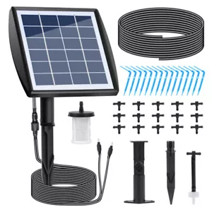 Solar Automatisch Pflanzen Bewässerung Bewässerungssystem Timer Bewässerungset - Bild 1 von 23