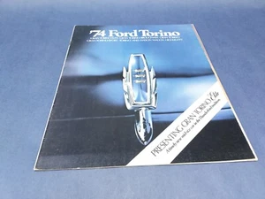 Vintage Car Auto Dealer Brochure 1974 Ford Torino Nice Foldout - Picture 1 of 3
