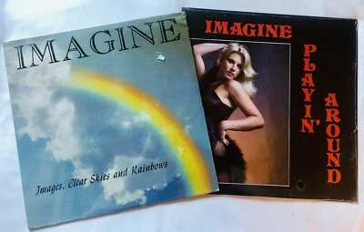 Private Press Prog Psych Hippie AOR Hard Rockin Original SEALED Imagine 2 LP Lot - Image 1 of 4