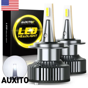 Xenon White H7 LED Headlight Kit for Ford Fusion Escape Hi Beam Canbus Plug Play - Picture 1 of 11