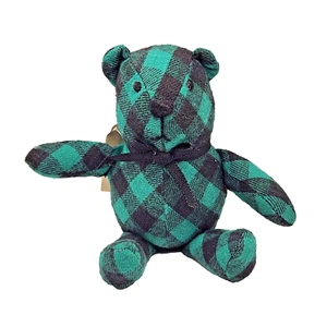 Peluche de oso de franela mini Eddie Bauer de 6,5" de alto - Imagen 1 de 4