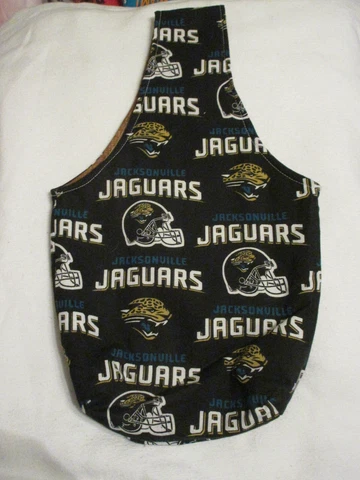 NFL JACKSONVILLE JAGUARS BOTTLE BAG OR PURSE HANDMADE U.S.A Cover