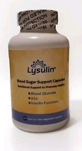 Lysulin Blood Glucose Sugar Support 180 Capsules EXP 08/25 - Picture 1 of 2