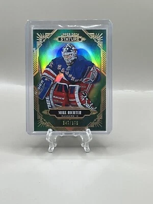 2020-21 Upper Deck Stature Green /175 Mike Richter #99 - Image 1 of 2