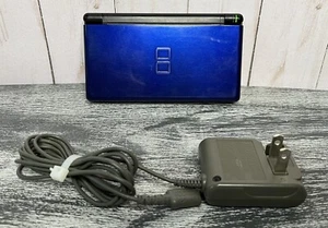 NINTENDO DS Lite CobaltBlue/Black Handheld System/ Stylus / Charger / Bonus Game - Picture 1 of 12