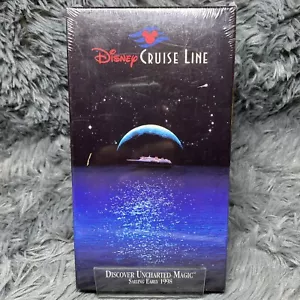 Disney Cruise Line Discover Uncharted Magic Sailing Early 1998 VHS Tape Vacation - Picture 1 of 6