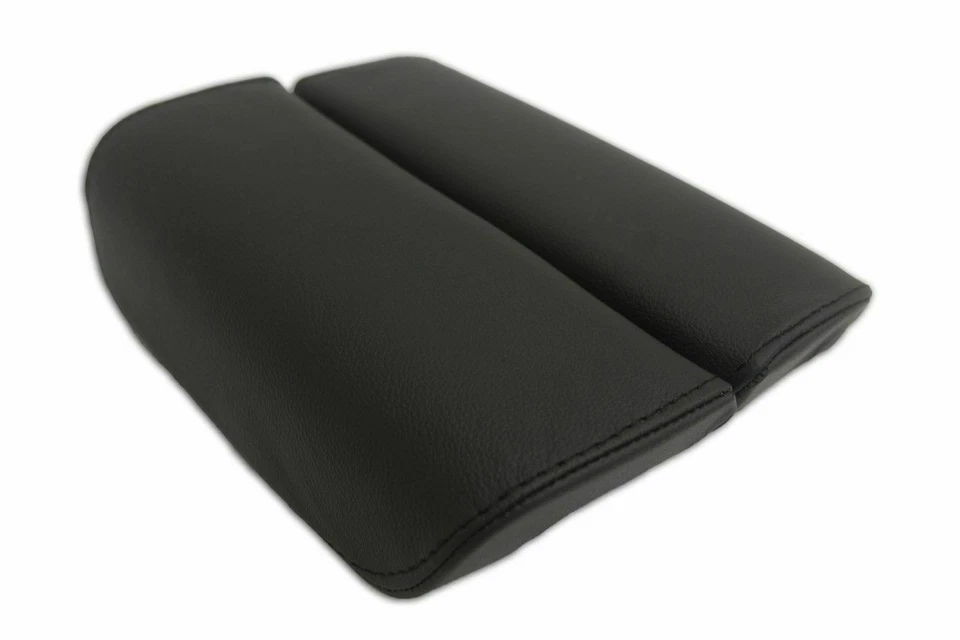 Cubierta de reposabrazos negra para consola central de cuero sintético Lincoln MKS 09-16 Foto 1 de 4