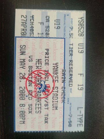 Red Sox @ NY Yankees May 28th 2000 (ESPN Game) Pedro vs Clemens Dual CGs !!! Cover