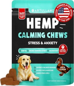 Artullano -Calming Hemp Chews - 70ct Soft Chews - Bag - Duck Flavor- Exp. 03/26 - Picture 1 of 6