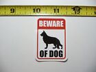 BEWARE OF DOG STICKER DECAL BUSINESS COMPANY POLICY BUILDING DOOR