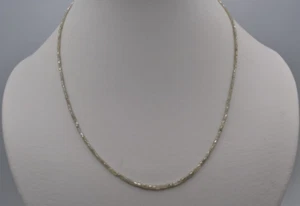 collana diamanti bianchi grigi sfaccettati - Foto 1 di 1