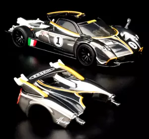 RLC '21 Pagani Huayra R HWC Display Case Hot Wheels Removable Rear Hood Racing 1 - Picture 1 of 11