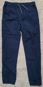 Gap GapKids XXL 14-16 Jogger Wind Pants Navy Blue Pockets Drawstring Waist - Picture 1 of 3