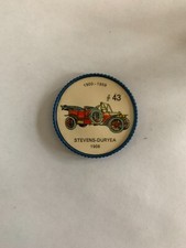 1962 Jell-O History of the Auto Coins #43 Stevens-Duryea 1908 (inv.1)