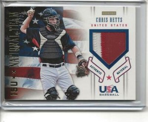 2012 USA Baseball 15U National Team Patches #5 Chris Betts TEAM USA 08/35