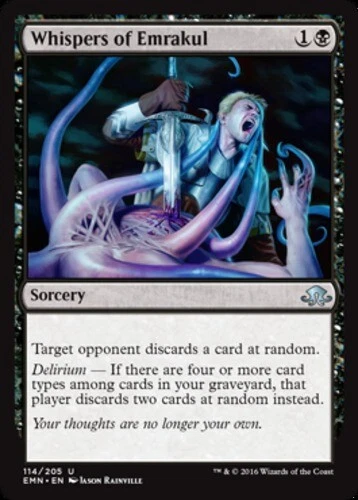 Whispers of Emrakul ~ Lightly Played Eldritch Moon MTG Magic UltimateMTG Black C - Image 1 of 1