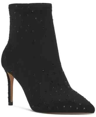 Jessica Simpson Semaja2 Womens Pointed Ankle Boot Black Microsuede 0707JS8571 - Image 1 of 3
