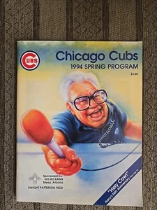 Chicago Cubs 1994 Spring program Mesa Arizona - Harry Caray - Picture 1 of 10