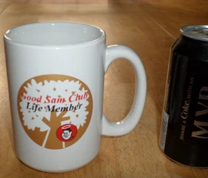 "GOOD SAM CLUB - LIFE MEMBER", [JUMBO SIZED], Ceramic Coffee Cup / Mug, Vintage - Picture 1 of 8