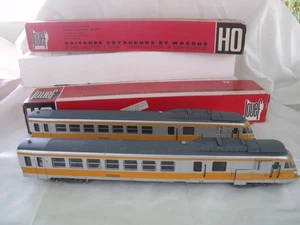 ho- 1/87 - turbotrain JOUEF- MOTRICE ref 8611 + FAUSSE MOTRICE ref 5494 - Picture 1 of 7