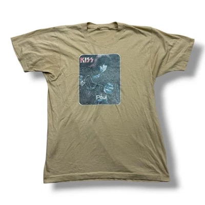 Camisa vintage años 70 80 Kiss Paul Stanley planchada pequeña tostada  Foto 1 de 4