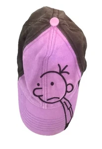 Diary of a Wimpy Kid Youth Baseball Cap Purple Black Adjustable Cotton Hat EUC - Picture 1 of 7