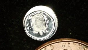 MINIATURE COIN 480 to 457 BC AEGINA TURTLE STATER PROOF LIKE STERLING SILVER - Picture 1 of 2