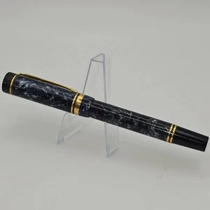 VTG Parker Duofold Centennial MK1 Marble Blue Rollerball Pen Black Ink - READ - Picture 1 of 12