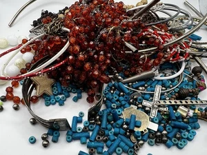 Joyería rota para artesanía y reutilización 1 lb 5 oz - Imagen 1 de 7