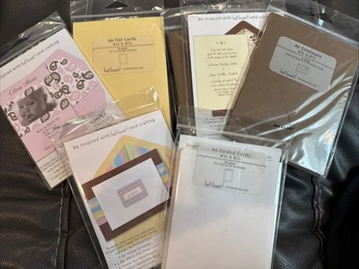 4x6 A6 - 20 tarjetas plegadas blancas en blanco, 20 tarjetas planas amarillas y 40 sobres marrones Foto 1 de 4