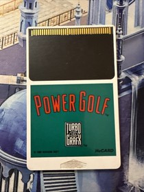 Power Golf - Authentic (Turbografx 16) HuCard  Game Cart - US Version