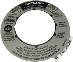 SPX0714G Hayward Multiport Valve Position Label - Picture 1 of 1