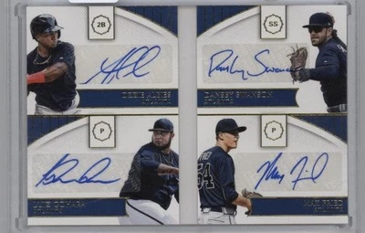 2018 帕尼尼国家宝库四签名小册子签名亚特兰大勇士队 04/10 — 第 1/2 张图片