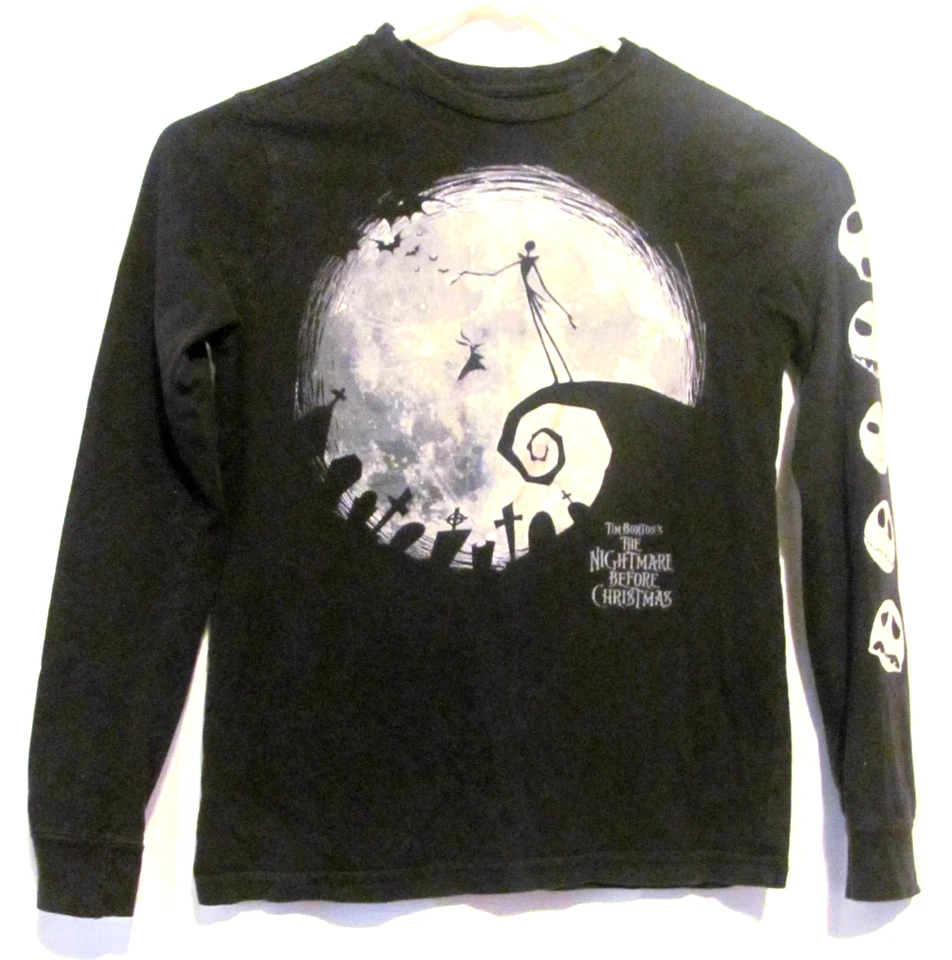 TIM BURTON'S "PESADILLA ANTES DE NAVIDAD" Camiseta Niño Talla M Manga Larga Foto 1 de 4