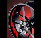 2 Adesivi Interno Cerchi Moto Ducati Desert X Stickers Strisce Decal D0037