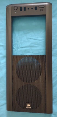 Neue schwarze Kunststoff Frontplatte Blende Abdeckung für Corsair Carbide 400R Schreibtisch PC Gehäuse - Bild 1 von 4