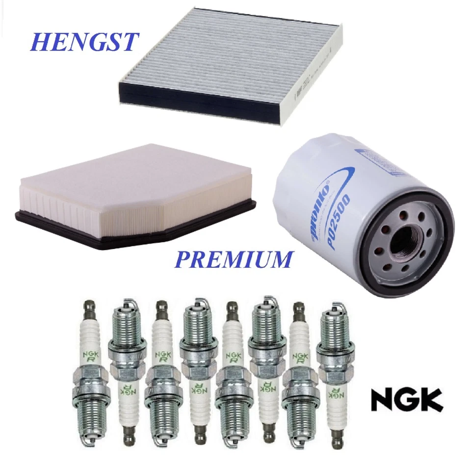 Tune Up Kit Filters Spark Plugs For CHEVY SILVERADO 1500 V8 5.3L; 6.2L 2019-2024 - Image 1 of 1