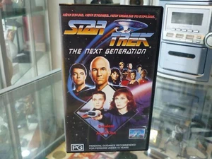 STAR TREK THE NEXT GENERATION VHS DATALORE + ANGEL ONE - Picture 1 of 5