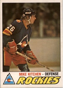 1977-78 O-PEE-CHEE HOCKEY #267 MIKE KITCHEN RC ROOKIE COLORADO ROCKIES a