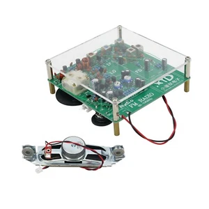 88-108MHz FM Radio Radio Receiver with Acrylic Shell Fully Discrete Assembled*Xr - Zdjęcie 1 z 9