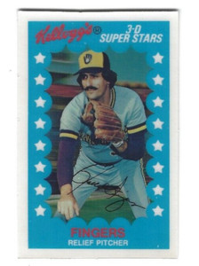 1982 Kellogg's 3-D Super Stars #7 Rollie Fingers