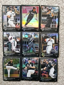 2022 Topps chrome Ben Baller Chicago White Sox Team Set (9 Cards) - Bild 1 von 1