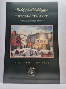 Lang and Wise STORE DISPLAY 1ª Edición Pueblos de Arte Popular Navidad Tienda de Té - Imagen 1 de 8