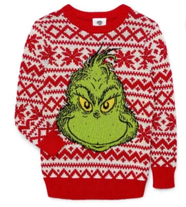 Boys How The Grinch Stole Christmas Sweater - Picture 1 of 3