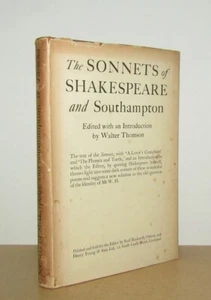 Walter Thomson - The Sonnets of Shakespeare and Southampton - 1st/1st (1938) - Picture 1 of 5