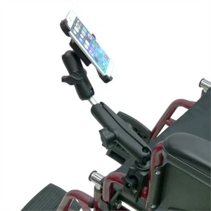 Spezielle Rollstuhlschiene und Rohrhalterung mit Verlängerung für iPhone 6 (4.7) - Bild 1 von 5