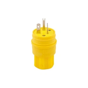 Eaton Arrow Hart 14W33 5-20P wasserdichter Stecker 20Amp 125 Volt Stecker Kabelende gelb - Bild 1 von 5